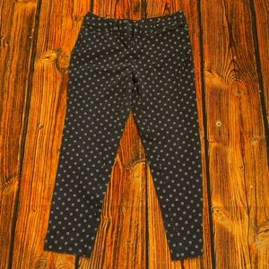 Faded Glory Black flower print pants